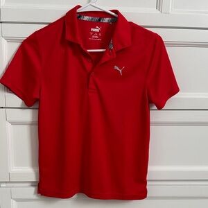Puma Red Polo Shirt for Kids